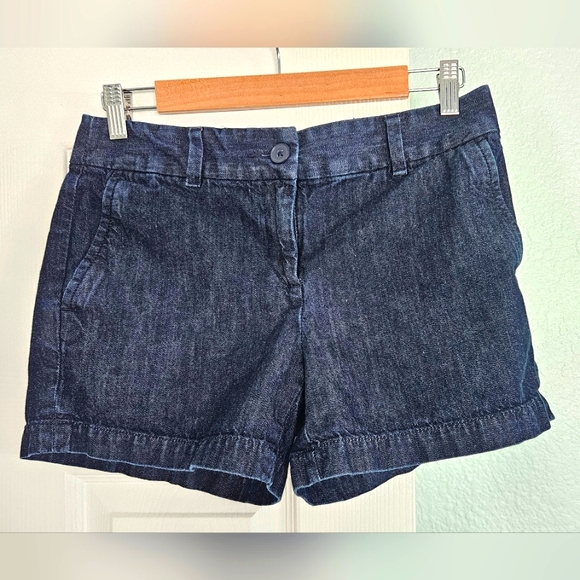Dressy Denim Chino Shorts - Picture 4 of 5